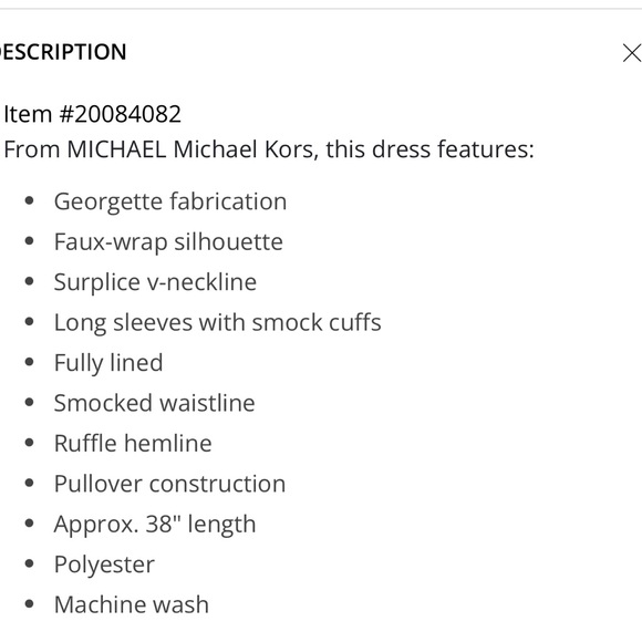 Beautiful Michael Kors Little Black Dress for Any Occasion size 8 NWT - Picture 4 of 4